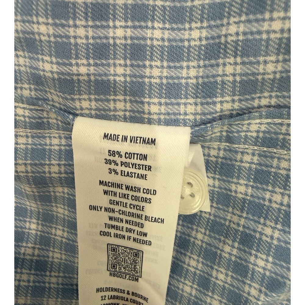 Holderness & Bourne  McColl Brushed Cotton Check Pattern Sport Shirt NWT XL - Picture 7 of 8